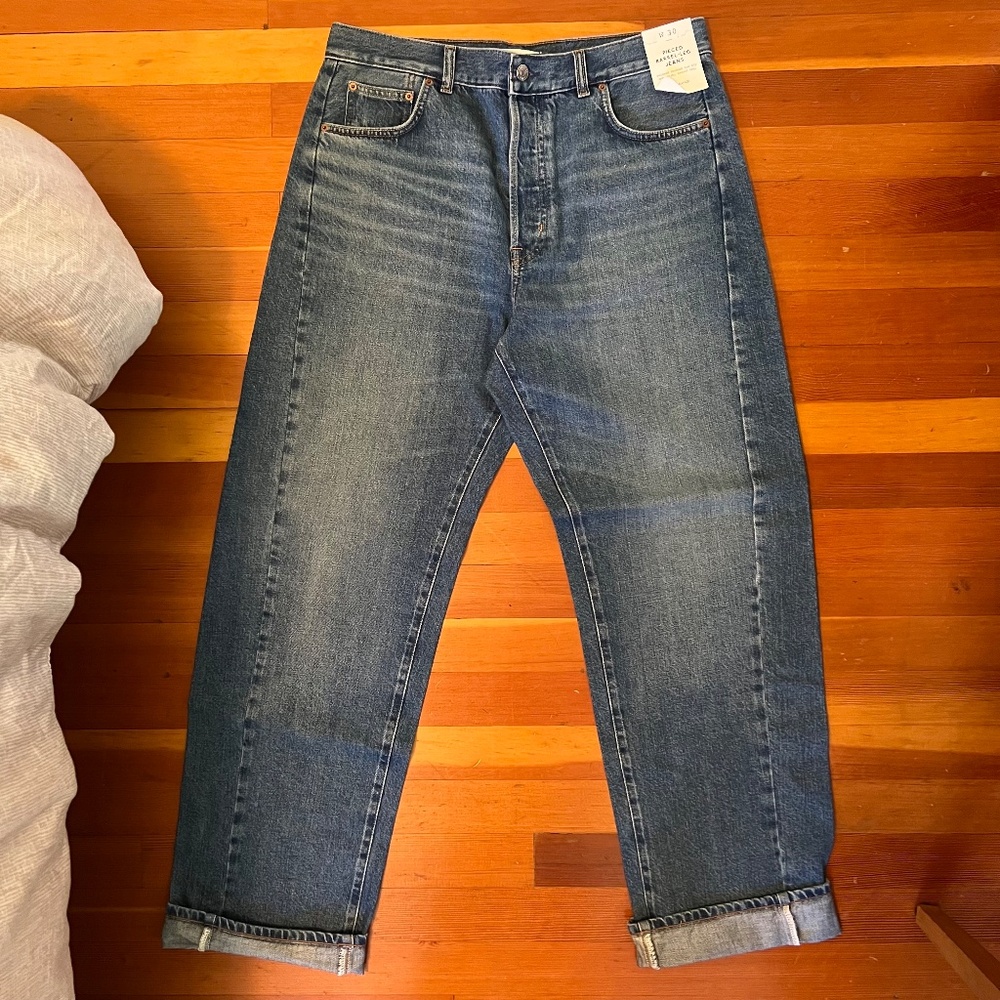 Madewell Pieced Barrel Women Jeans - Picture 5 of 13